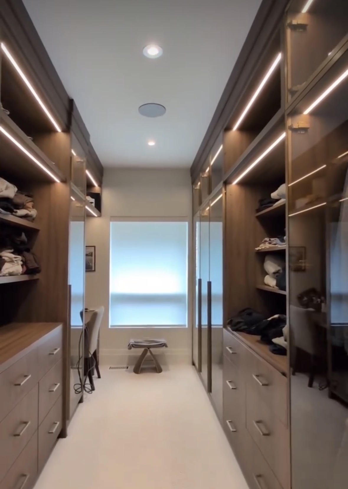 Custom walk-in closet