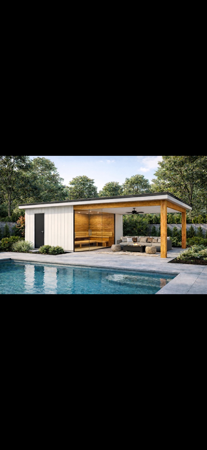 Tweedsdale pool cabana